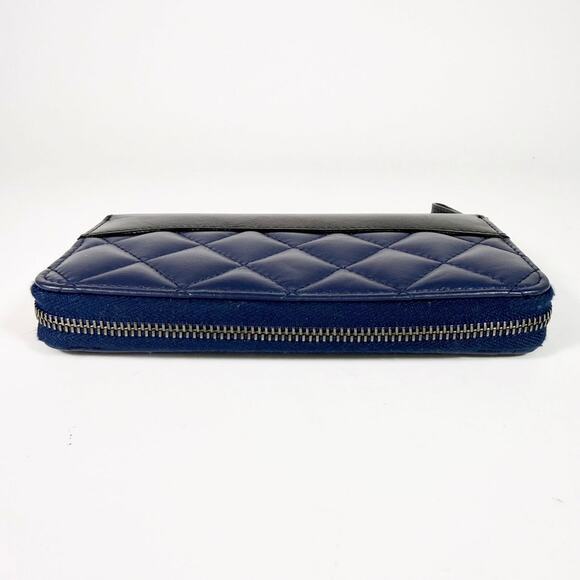 Chanel Aged Calfskin Quilted Gabrielle Zip Around Wallet - Picture 7 of 12